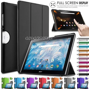 New Flip Leather Stand Magnetic Smart Case cover For Acer Iconia One 10 B3-A40 - Picture 1 of 15