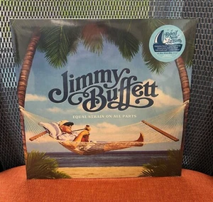 Jimmy Buffett Equal Strain on All Parts (Key West/Electric Blue Vinyl) Double LP - Imagen 1 de 2