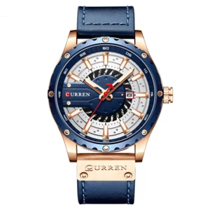 CURREN Casual Mens Quartz Sports Watch Date Top Military Army Waterproof Watches - Picture 1 of 20