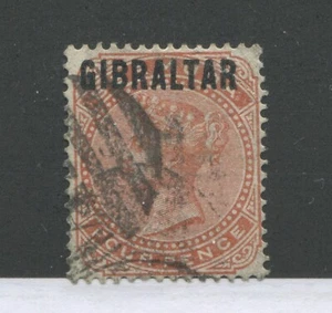 Gibraltar QV 1886 4d used - Foto 1 di 1