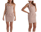 Preen "Zoe" Nude Band  Cut Out Bodycon Dress Size M Nwt $360