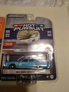 1974 Dodge Monaco Canada Police 1:64 Modell - Greenlight, plus Chevy Nova Matchbox - Bild 1 von 12