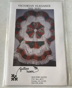 "Victorian Elegance Tree Skirt" ©1993 Rev.1994 Quilter's Haven Pattern # QH22 - Picture 1 of 3