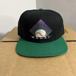 NOS Vintage Kauai Emeralds Snapback Hat Hawaii Winter Baseball Milb New Era USA - Picture 1 of 8