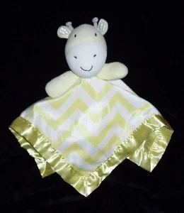 Circo Target Yellow Chevron Giraffe Baby Blanket Satin Security Lovey - Picture 1 of 2