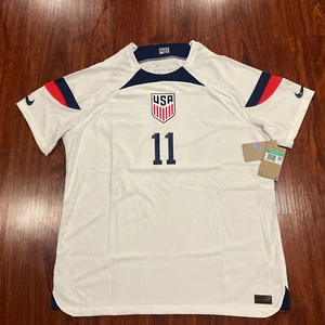 Maglietta da uomo 2022 Nike United States Brenden Aaronson XL versione autentica USMNT - Foto 1 di 11