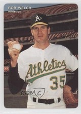 1991 Mother's Cookies Oakland Athletics Bob Welch #9