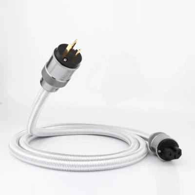 JP KRELL AU Plug hifi Speaker Power Cable Audio CD Amplifier Amp AU Power Cord - Image 1 of 4