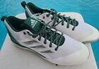 Adidas Power Alley 5 Men's Baseball Cleats B39191 - White with Green (NEW) 15