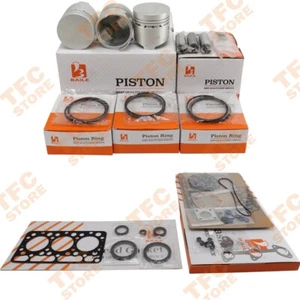D750 Piston & Ring With Full Gasket Set Kit for Kubota D750 Engine Rebuild Kit - Picture 1 of 4