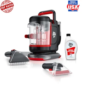 Portable Spot Cleaner Powerful Suction Versatile Tools Compact Lightweight New - Picture 1 of 7