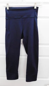 Lululemon Black Ankle Zip Leggings Full length sz 8 - Picture 1 of 3
