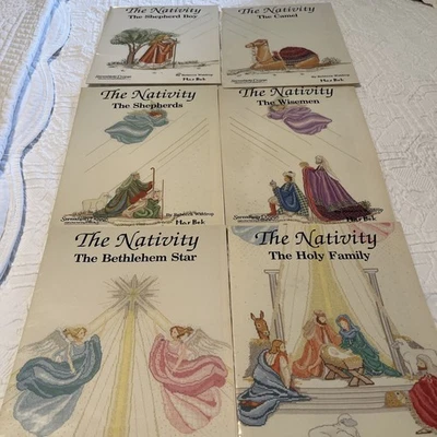 The Nativity Complete 6 Chart Set Serendipity Designs Mar Bek Rebecca Waldrop - Image 1 of 4