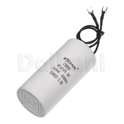 Japanese Spec 40UF 250VAC Motor Run Capacitor CBB60 HVAC 40MFD 25/85/21 40X90mm - Image 1 of 3