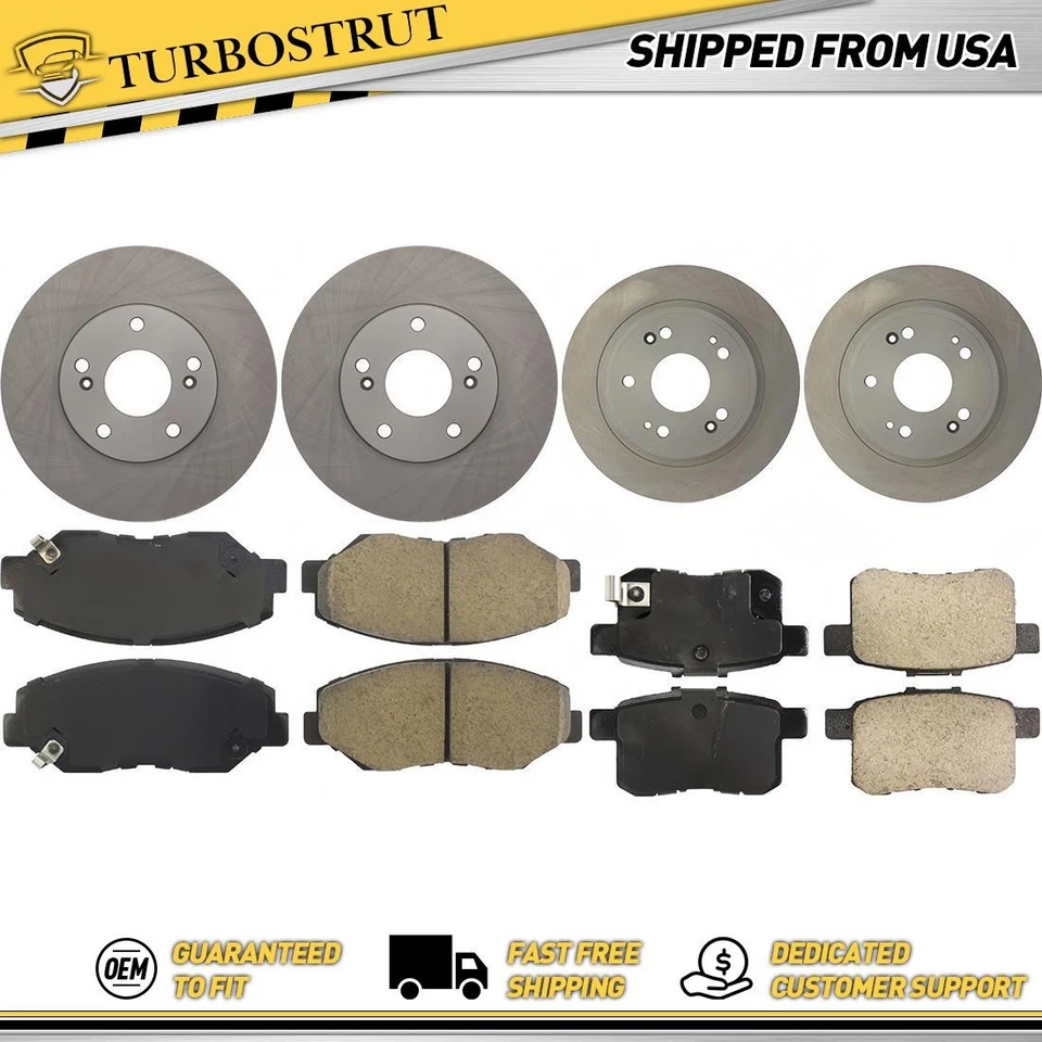 Kit de pastillas de freno delanteras y traseras OE para Honda Accord 2008-2010 2,4 L Foto 1 de 1