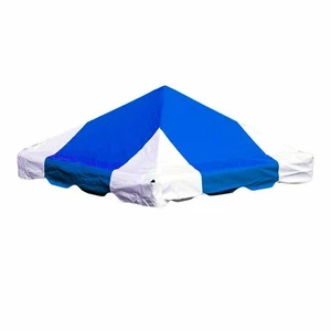 Replacement West Coast Frame Tent Top 10x10 Blue PVC Canopy Event Party Gazebo - Picture 1 of 3