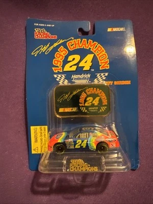 Coche diecast Jeff Gordon #24 Dupont con emblema diecast 1995 CAMPEÓN Foto 1 de 2