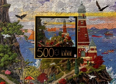 FARO - ROMPECABEZAS BIG BEN LUXE 500 PIEZAS - TAMAÑO 24" X 18 - COMPLETO Foto 1 de 4