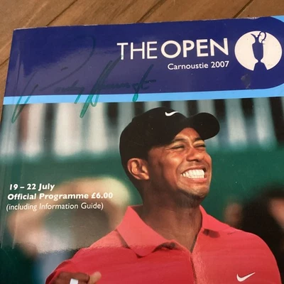 The Open Golf Carnoustie 2007 Programme SIGNED by winner Padraig Harrington  - Image 1 of 4