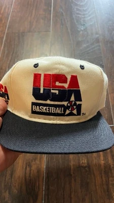 De colección Años 90 EE. UU. Baloncesto Deportes Especialidades Snapback Gorra Dream Team Jordan Foto 1 de 4