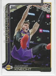 2025-26 Topps #153 Dalton Knecht Los Angeles Lakers Dunking Slam Dunk - Picture 1 of 1