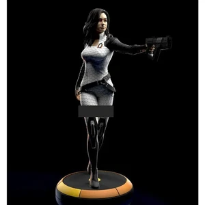 1/18 100mm 3D Print Cyberpunk Model Kit Beautiful Girl Woman Space Unpainted - Picture 1 of 1