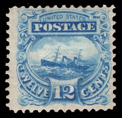 MOMEN: US # 114E6d BLUE PLATE ESSAY MINT OG H VF EST $150 LOT #25558 - Image 1 of 2