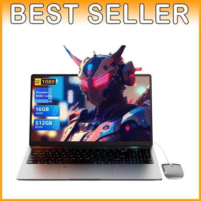 Student Business Laptop - 15.6" Quad-Core 16GB RAM 512GB SSD - Image 1 of 4