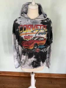 Chemistry 1981 Corvette Turbo Tie Dye Gráfico Suéter Pullover Sudadera con Capucha Talla M - Imagen 1 de 7