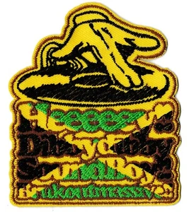 Ecusson DJ Ragga badge patche reggae rasta patch brodé thermocollant discjokey - Picture 1 of 2