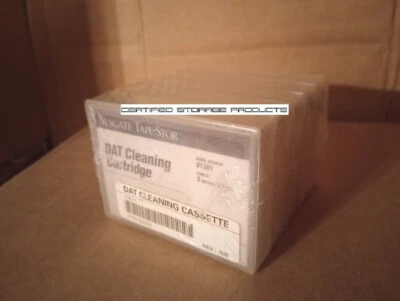 NEW 5/PK Seagate DAT DDS 4mm Cleaning Tape Cartridges 91301 IBM Quantum Certance - Image 1 of 3