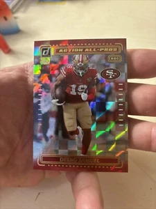 2022 Panini Donruss DEEBO SAMUEL 49ers ACTION ALL-PROS Insert #AP-8 - Picture 1 of 2
