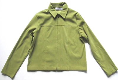 Croft And Barrow Women's Lime Green Full Zip Lightweight Jacket Coat S Small - Image 1 of 4