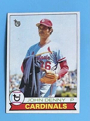 2014 Topps 75th Anniversary Buybacks Stamped John Denny #1979-59 Cardinals - Image 1 of 2