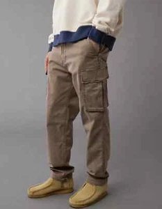 American Eagle AE Flex Slim Lived-In Cargo Green Pant Mens 32x32 - Picture 1 of 14