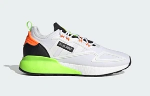 Adidas Originals ZX 2K Boost Tallas 5, 6 Blanco Precio de venta sugerido por el fabricante £110 Totalmente Nuevo GV7380 RARO - Imagen 1 de 7