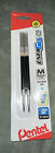 Pentel LR7 EnerGel Roller Liquid Gel Pen Refill 0.7mm Soft Blue Black Ink. New