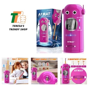 Electric Pencil Sharpener, Robot Pencil Sharpener for Colored Pencils 7-11.5m... - Picture 1 of 7