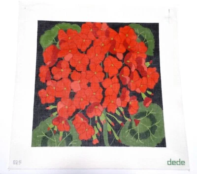 Needlepoint DeDe's Needleworks Hand Painted Daphne Flowering Shrubs Large - Image 1 of 2