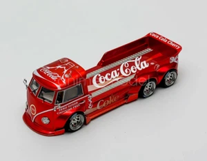 Liberty 1:64 For VW T1 Coke 6x6 Flatbed Tow Truck Sports Diecast Metal Car Gift - Picture 1 of 14