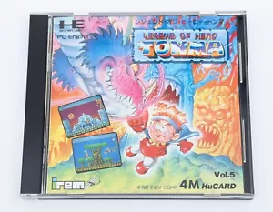 Legend of Hero Tonma - NEC PC Engine PCE HuCard Japan Complete Registration Card - Picture 1 of 7
