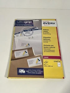 Avery Laser Parcel Label 199.6X289mm 1 Per A4 Sheet White Pack 40 Labels L7167-4 - Picture 1 of 4