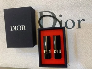 Dior Rouge Dior LipStick 999 velluto 000 custodia rossetto raso 1,5 g x 2 - Foto 1 di 7