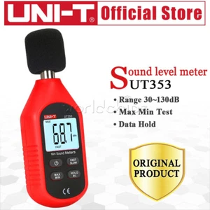 UNI-T UT353 Noise Measuring Instrument db Meter 30~130dB Mini Audio Sound Level - Picture 1 of 4
