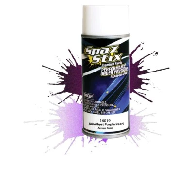 Spaz Stix 16019 Amethyst Purple Pearl Aerosol Paint 3.5oz Can - Image 1 of 2