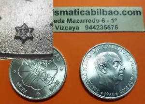 ESPAÑA 100 PESETAS 1966 19/67 PLATA @Tipo 1 PLANO@ FRANCO ESTADO ESPAÑOL SC 1967 - Imagen 1 de 4