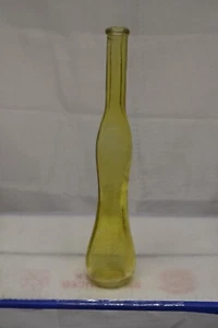 MID CENTURY MODERN GREEN GLASS 12 1/4" TALL BUD VASE MCM NO CHIPS - Picture 1 of 1