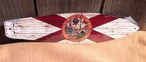 Florida State Flag Mini Novelty Beach Surf Board Sign 17" x 4.5" - Picture 1 of 1