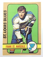 1972-73 Frank St. Marseille St.Louis Blues 65 OPC O-Pee-Chee Hockey Card P019