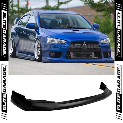 Fits Mitsubishi Lancer EVO X 10 Front Lip Spoiler (Voltex Style) (08-15) GSR - image 1 of 3